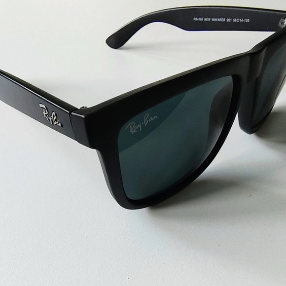 Ray-Ban Justin Black Sunglasses- Limited Edition - Picture 1 of 6